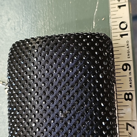 KATE Laundry black sparkle evening bags. Snap‎ closure. With chain. - Picture 4 of 9